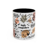Empowering Affirmation Coffee Mug, Motivational Daily Reminders Cup, Self-Love Gift, Positive Vibes Mug, Inspirational Kitchen Decor