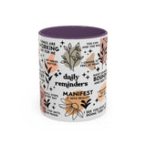 Empowering Affirmation Coffee Mug, Motivational Daily Reminders Cup, Self-Love Gift, Positive Vibes Mug, Inspirational Kitchen Decor