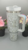 German Shepard Dog, dog mom 40oz Double Wall Insulated Tumbler with Handles Gift for mom, Granny, sister, Niece