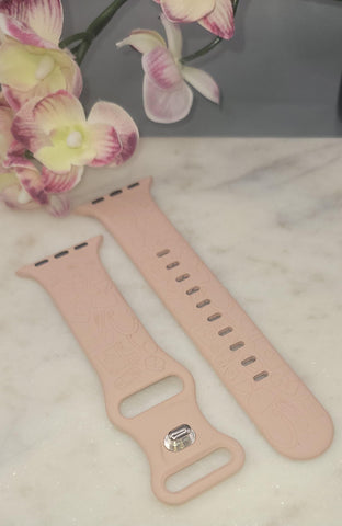 Engraved Nurses, doctors, Medical Gift Design for Apple Watch Silicone Sports Band Strap  38mm/40mm/41mm/42mm/44mm/45mm/46mm/49mm graduation