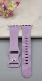 Engraved Protea Flowers Gift Design for Apple Watch Silicone Sports Band/Strap  38mm/40mm/41mm/42mm/44mm/45mm/46mm/49mm Garden Boho