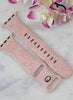 Engraved Cherry Blossoms, flowers Gift Design for Apple Watch Silicone Sports Band/Strap  38mm/40mm/41mm/42mm/44mm/45mm/46mm/49mm