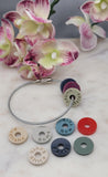 Country City Town Travel Tokens for Keyrings Engraved Travel Rings, Travel Gift Made from Acrylic Over 30 colours