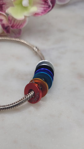 Personalized Motivational, Affirmation Tokens for Bracelets and Necklaces Engraved Travel Rings, Travel Gift Made from metal