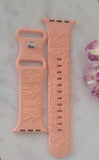 Engraved Cheer, Cheerleader Gift Design for Apple Watch Silicone Sports Band/Strap  38mm/40mm/41mm/42mm/44mm/45mm/46mm/49mm