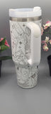 Tarot Cards 40oz Double Wall Insulated Tumbler with Handles Gift for mom, Granny, sister, Niece