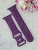 Engraved Cute Unicorn and Rainbows Design for kids Apple Watch Silicone Sports Band/Strap  38mm/40mm/41mm/42mm/44mm/45mm/46mm/49mm