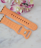 Engraved Dance mom,Ballet Gift Design for Apple Watch Silicone Sports Band/Strap  38mm/40mm/41mm/42mm/44mm/45mm/46mm/49mm