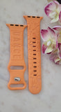 Engraved Dance mom,Ballet Gift Design for Apple Watch Silicone Sports Band/Strap  38mm/40mm/41mm/42mm/44mm/45mm/46mm/49mm