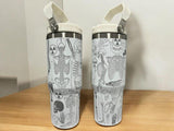 Radiologist tumbler Xray tech mug for Xray tech Water bottle for Tech Radiation Laser Engraved 30oz Double Wall Insulated Tumbler