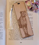 Cheetah, African Safari, South African nature custom book Wooden Personalized Bookmark, Custom wood Bookmark, Reader gift, Women gift