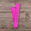 Engraved Summer Vibes Tropical Flamingo floral design for Apple Watch Silicone Sports Band/Strap  38mm/40mm/41mm/42mm/44mm/45mm/46mm/49mm