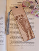 Hyena African Safari, South African nature custom book Wooden Personalized Bookmark, Custom wood Bookmark, Reader gift, Women gift