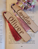 Personalised name bookmark  custom book Wooden Personalized Bookmark, Custom wood Bookmark, Reader gift, Women gift
