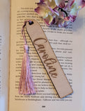Personalised name bookmark  custom book Wooden Personalized Bookmark, Custom wood Bookmark, Reader gift, Women gift
