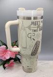 40oz Gym Tumbler  Exercise Water Bottle, Fitness Motivational Cup, Large Stainless Steel Travel Mug, Keep Fit Hydration Gym Water Bottle