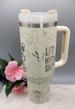 40oz Gym Tumbler  Exercise Water Bottle, Fitness Motivational Cup, Large Stainless Steel Travel Mug, Keep Fit Hydration Gym Water Bottle
