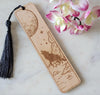 Howling wolf, Adventure Wooden Personalized Bookmark, Gifts For Teacher, Wooden Bookmark, Gifts For Readers, Gift For dad mom sister aunty