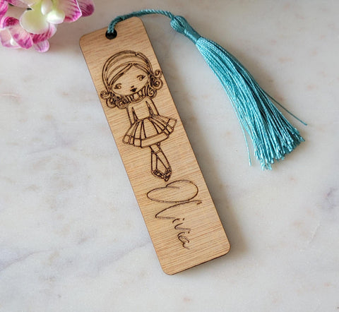 Irish Dancer Wooden Personalized Bookmark, Gifts For Teacher, Custom wood Bookmark, Gifts For Readers, Gift For Women, mom, sister