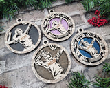 Personalized Volleyball Ornament  Custom Wood Sports Keepsake, Athlete Gift, Coach Gift Team Gift Sports Fan Christmas Ornament Volleyball