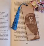 Lion, African Safari, South African nature custom book Wooden Personalized Bookmark, Custom wood Bookmark, Reader gift, Women gift