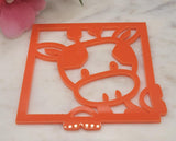 Giraffe African Safari Name Plaque  Kids Bedroom Wall or Door Hanger, Nursery Decor, Custom Acrylic or Wood Sign