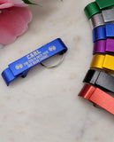 Personalised Bottle Opener Keyring  Custom Engraved University Student Gift Unique Graduation Present, Practical Dorm Accessory Beer Bottle
