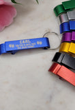 Personalised Bottle Opener Keyring  Custom Engraved University Student Gift Unique Graduation Present, Practical Dorm Accessory Beer Bottle