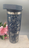 Old School Tattoo, boho, tattoos tumbler, Laser Engraved 30oz Double Wall Insulated Tumbler
