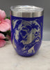 Staffie / Pitbull 12oz Double-Walled Tumbler  Laser Engraved Dog | Custom Pet Gift | Insulated Stainless Steel Coffee Cup