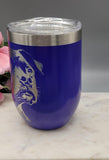 Staffie / Pitbull 12oz Double-Walled Tumbler  Laser Engraved Dog | Custom Pet Gift | Insulated Stainless Steel Coffee Cup