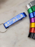 Custom Sea turtles Bottle Opener Keyring  Graduation gift
