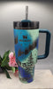 Original Stanley Northern Lights, wilderness, stars gift Engraved tumbler 40oz Double Wall Insulated Tumbler with Handles