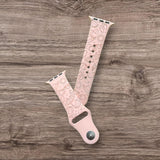 Engraved Summer Vibes, pool, beach Holidays Gift Design for Apple Watch Silicone Sports Band/Strap  38mm/40mm/41mm/42mm/44mm/45mm/46mm/49mm