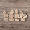 DIY Paint Your Own wooden Halloween Ghosts Standing Halloween Ghosts Halloween Shelf Sitter Standing Sign mantle Decor, Trick or Treat