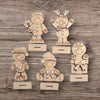 DIY Paint Your Own Gingerbread man DIY Paint Kit  Christmas Craft | Paint Your Own Standing Gingerbread man Blank Personalize Your Own