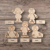 DIY Paint Your Own Gingerbread man DIY Paint Kit  Christmas Craft | Paint Your Own Standing Gingerbread man Blank Personalize Your Own