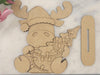 DIY Paint Your Own Christmas Moose DIY Paint Kit  Christmas Craft | Paint Your Own Standing Christmas Moose Blank Personalize Your Own