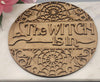 DIY Paint Your Own Halloween DIY Wooden Witches Craft Kit: Paint-Your-Own Spooky Decor with Spiders & Witch Hat for All Ages