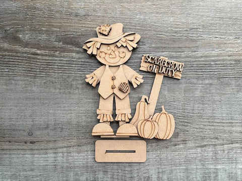 DIY Paint Your Own Scarecrow DIY Paint Kit  Christmas Craft | Paint Your Own Standing Scarecrows Blank Personalize Your Own
