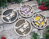 Personalized Marshal Arts Ornament  Custom Wood Sports Keepsake Athlete Gift Coach Gift Team Gift Sport Fan Christmas Ornament Marshal Arts