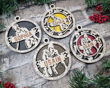 Personalized Track and Field Ornament  Custom Wood Sports Keepsake Athlete Gift Coach Gift Team Gift, Sports Fan Christmas Ornament Athlete