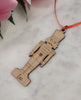 Personalized Nut Cracker Christmas Ornament, wood or Acrylic Choose your colour