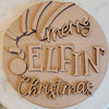 DIY Paint Your Own Merry Elfin Christmas Welcome Wooden Door Sign Kit  Make Your Own Front Door Sign Wood Blank for Custom Home Decor