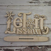 DIY Paint Your Own wooden Christmas Let it Snow Shelf Sitter Standing Fall Sign mantle Decor, Trick or Treat