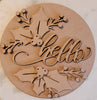 DIY Paint Your Own Merry Christmas Welcome Wooden Door Sign Kit  Make Your Own Front Door Sign Wood Blank for Custom Home Decor
