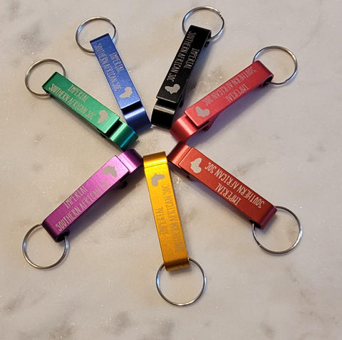 Bulk Freshers week, Business owner, corporate gifts, new home owner Bottle Opener Keyring  Unique personalised key chain Present.