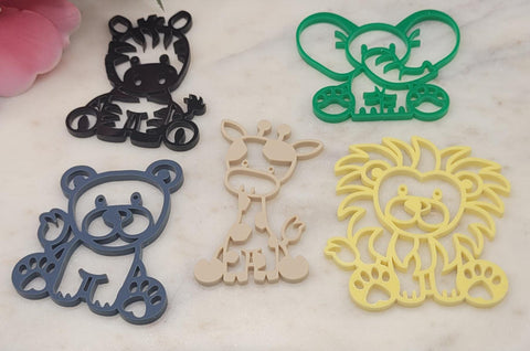 African Safari Animals   Kids Bedroom Wall or Door Hanger, Nursery Decor, Custom Acrylic or Wood Sign