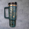 Dragons 40oz Insulated Tumbler with Handle Fantasy 40oz tumbler  Double Wall Stainless Steel Cup, Gift for Mom or Sister