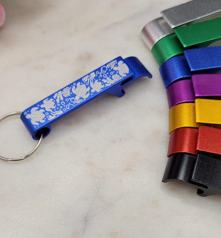 Custom Sea turtles Bottle Opener Keyring  Graduation gift
